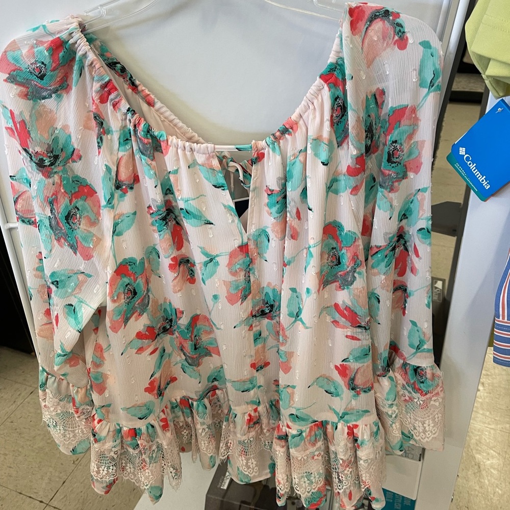 Women’s floral blouse